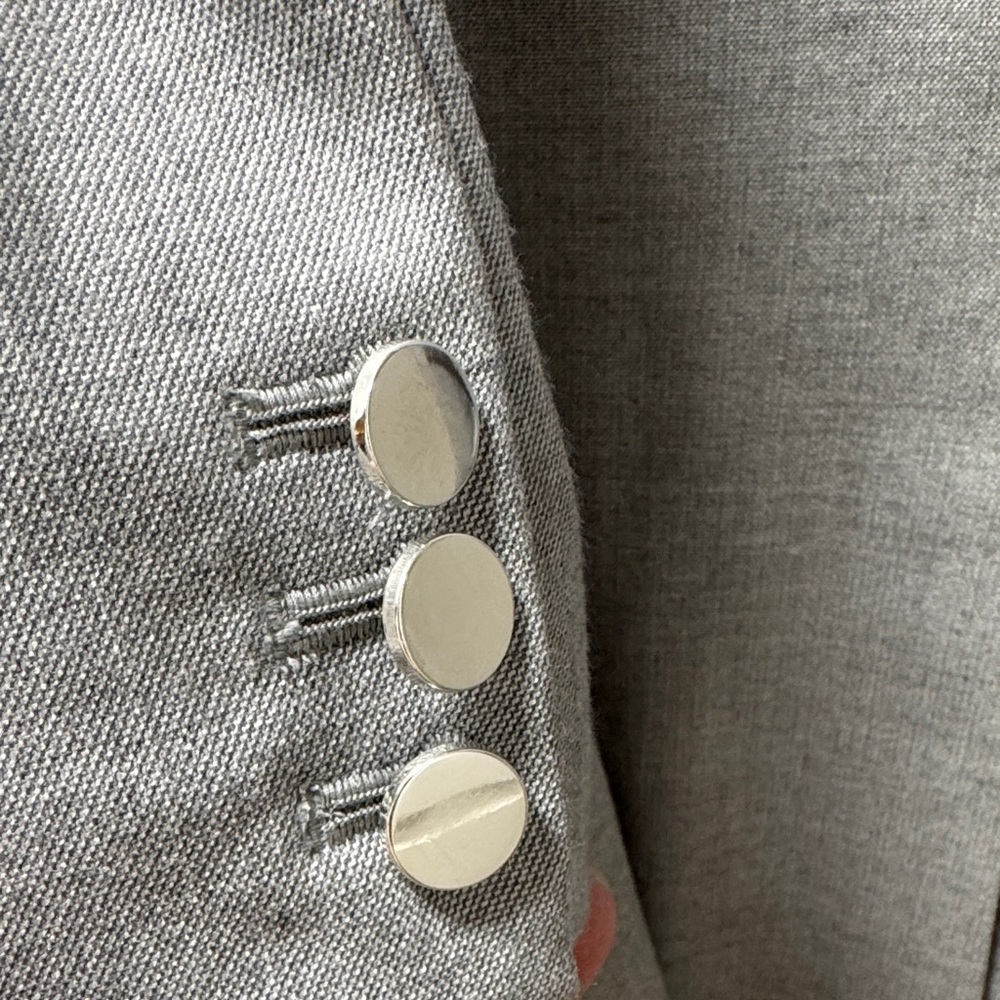 Calvin Klein Women's Light Gray Suit Jacket 14 - Picture 7 of 7